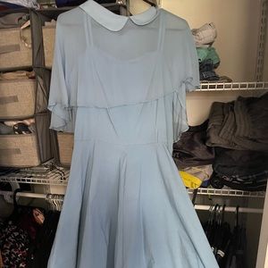 Fleur Delacour dress and shawl